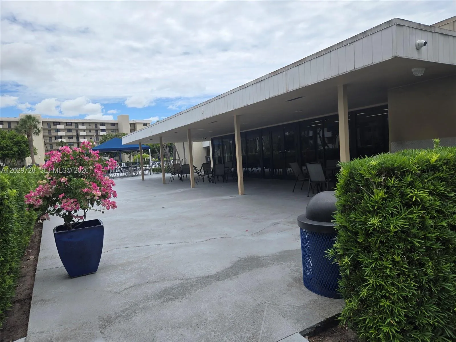 Entrance to pool