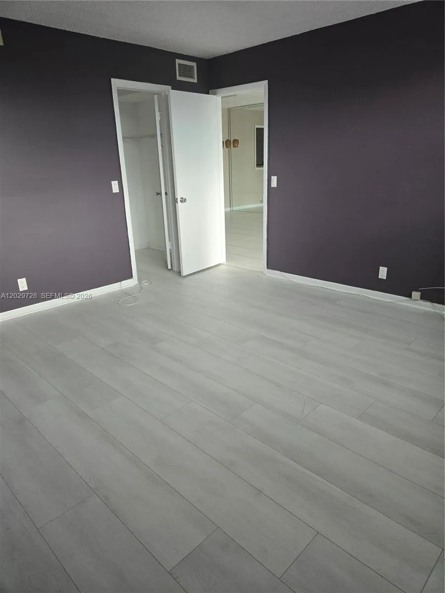 Master Bedroom with new wood floors