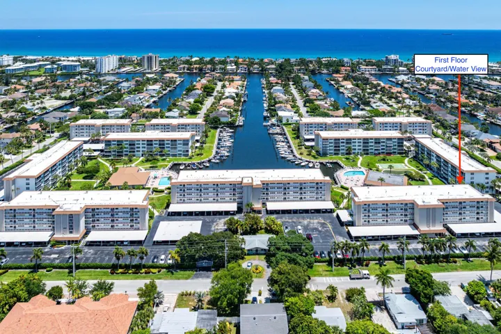 Courtyard and Marina View
