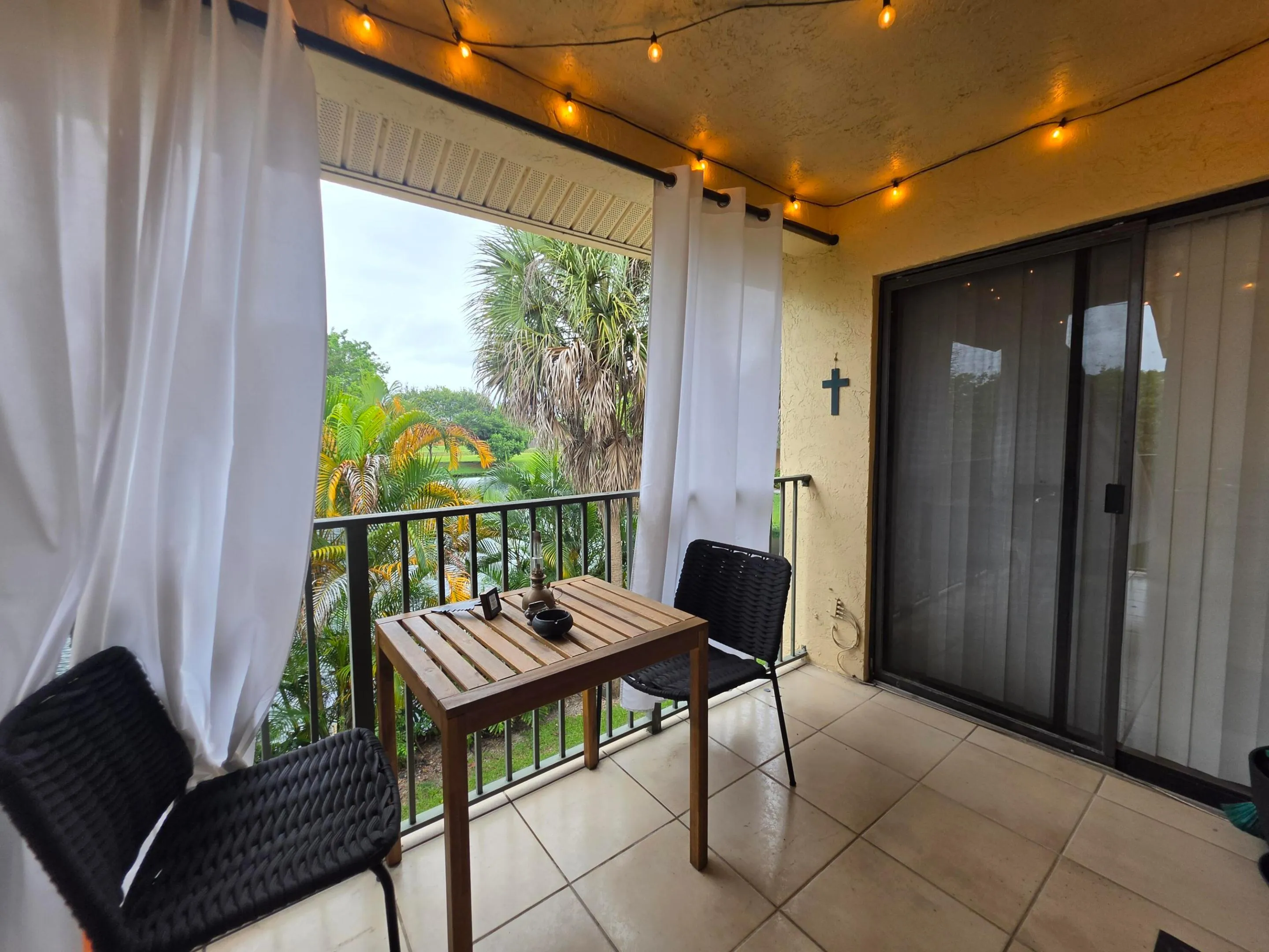 ENJOY SOME PEACE AND QUIET ON YOUR PRIVATE BALCONY SURROUNDED BY WATER VIEWS.