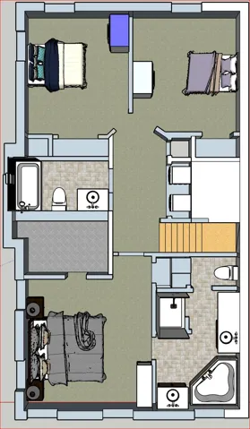 23a 3rd floor bedrooms 103