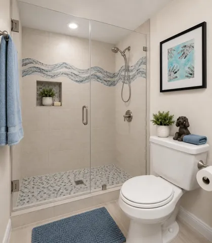 updated primary bath
