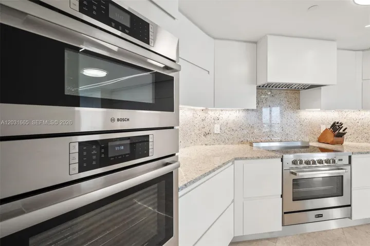 Kitchen with new appliances