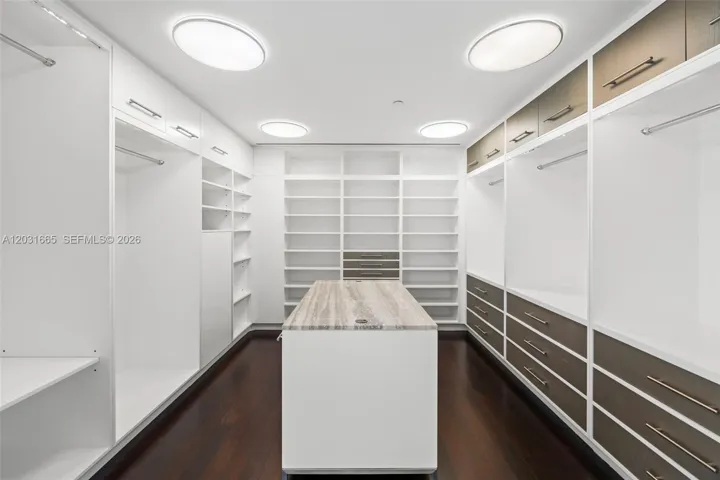 Her Master Walk-in Closet