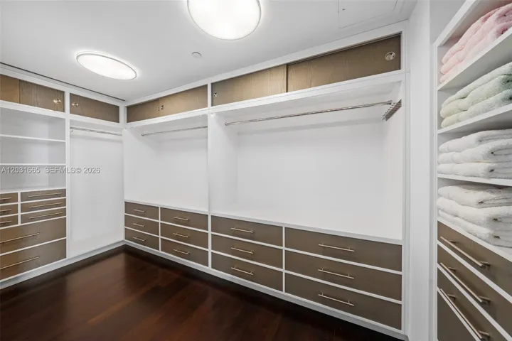 His Master Walk-in Closet