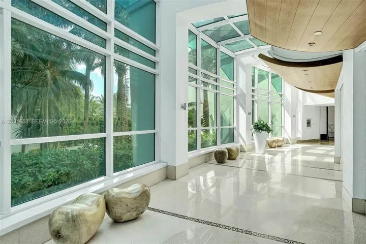 Hotel walkway