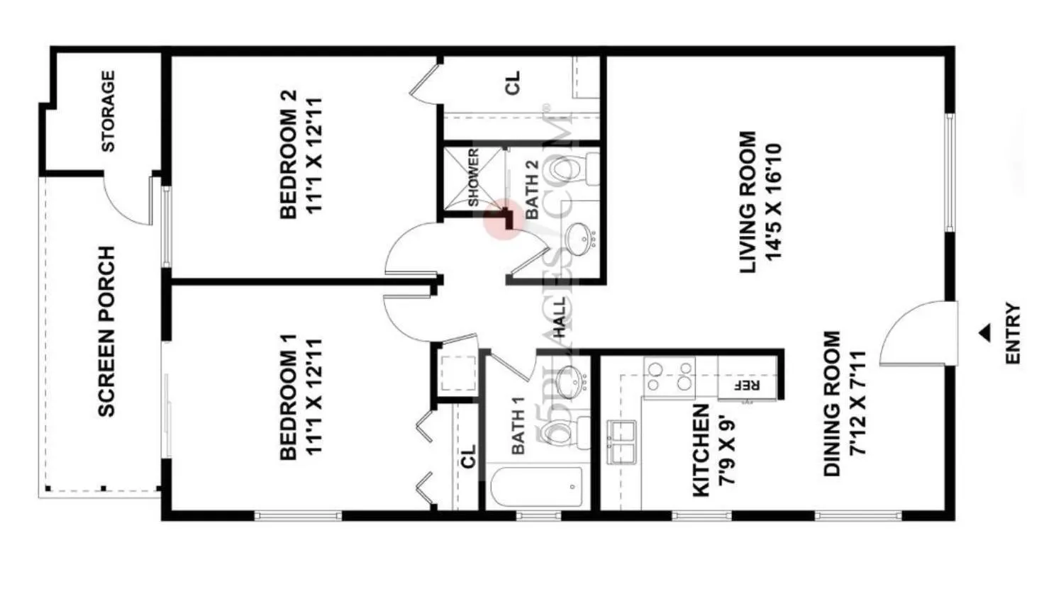 2:2 Floor Plan KP