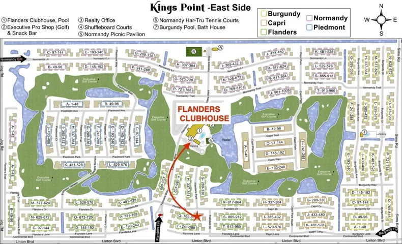 Kings Point Map East FLANQ
