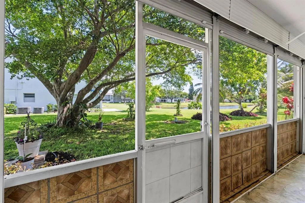 Back screened patio