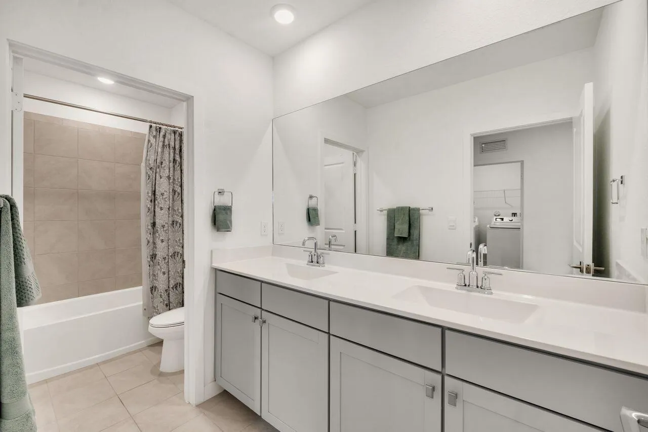 Third Full Bathroom with dual sinks