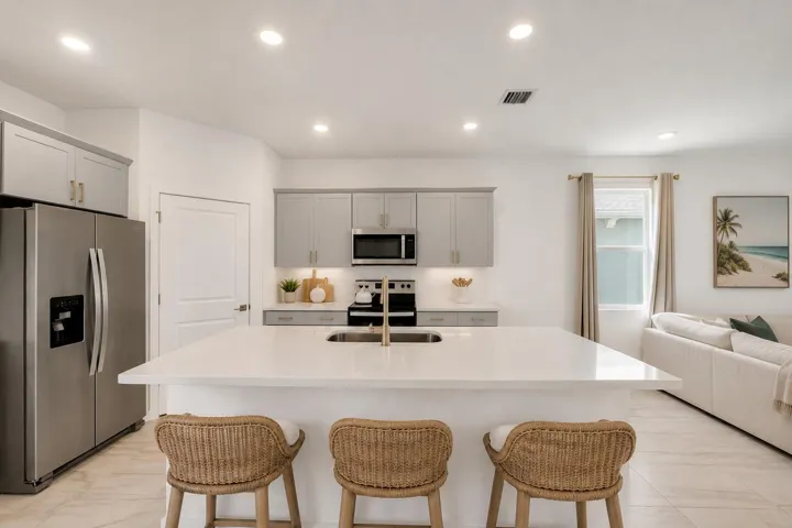 Gourmet Kitchen with Center Island