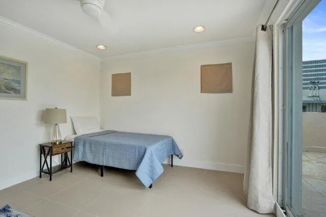Third Floor Den/Office, Updated Porcelain Tile Floors
