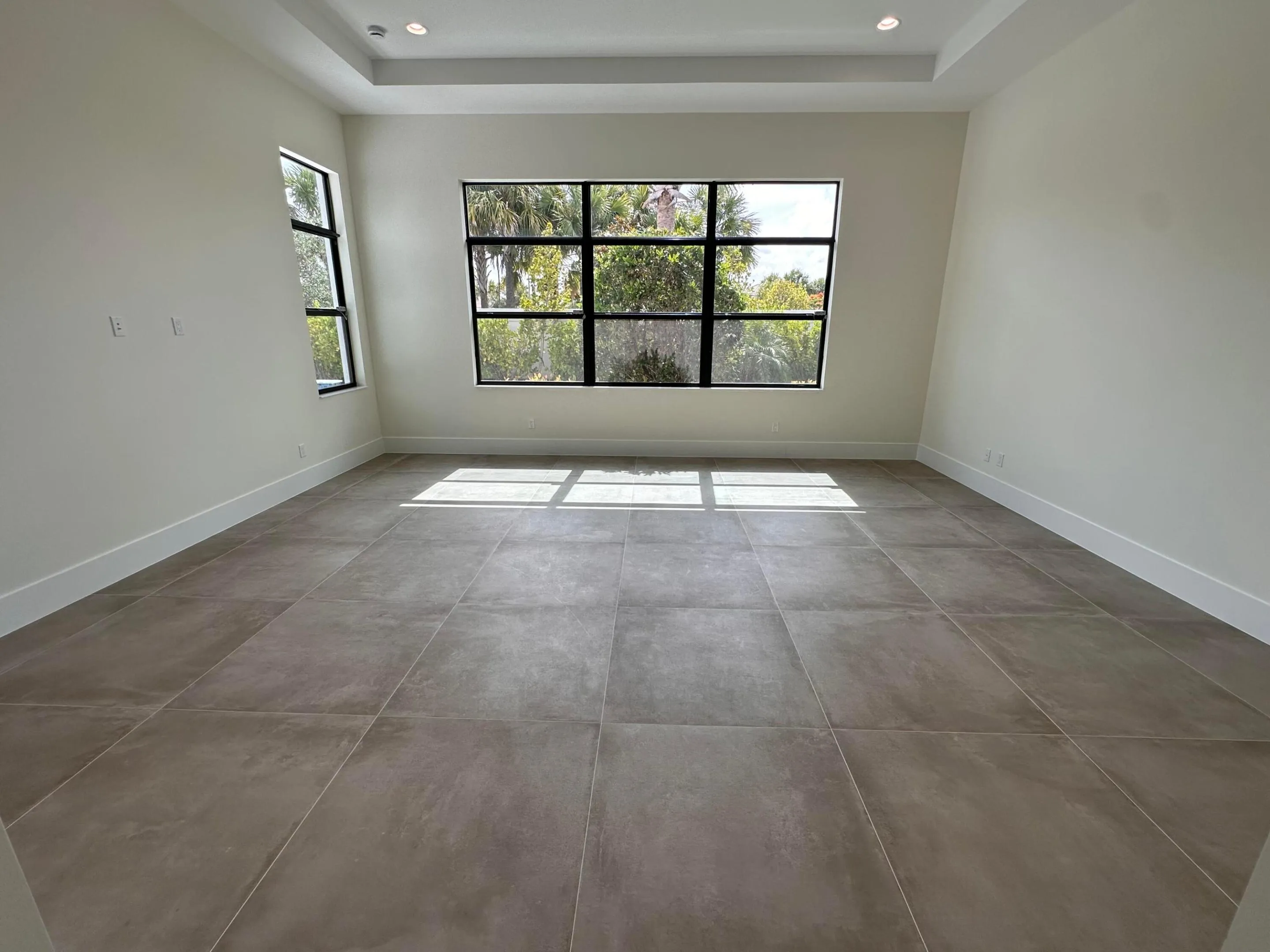 Main Floor Tile run into Master Suite and Closets