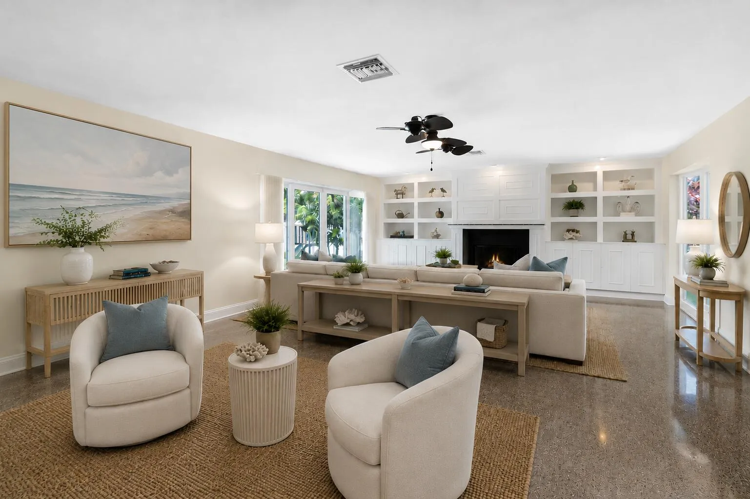 Virtually Staged Living Area