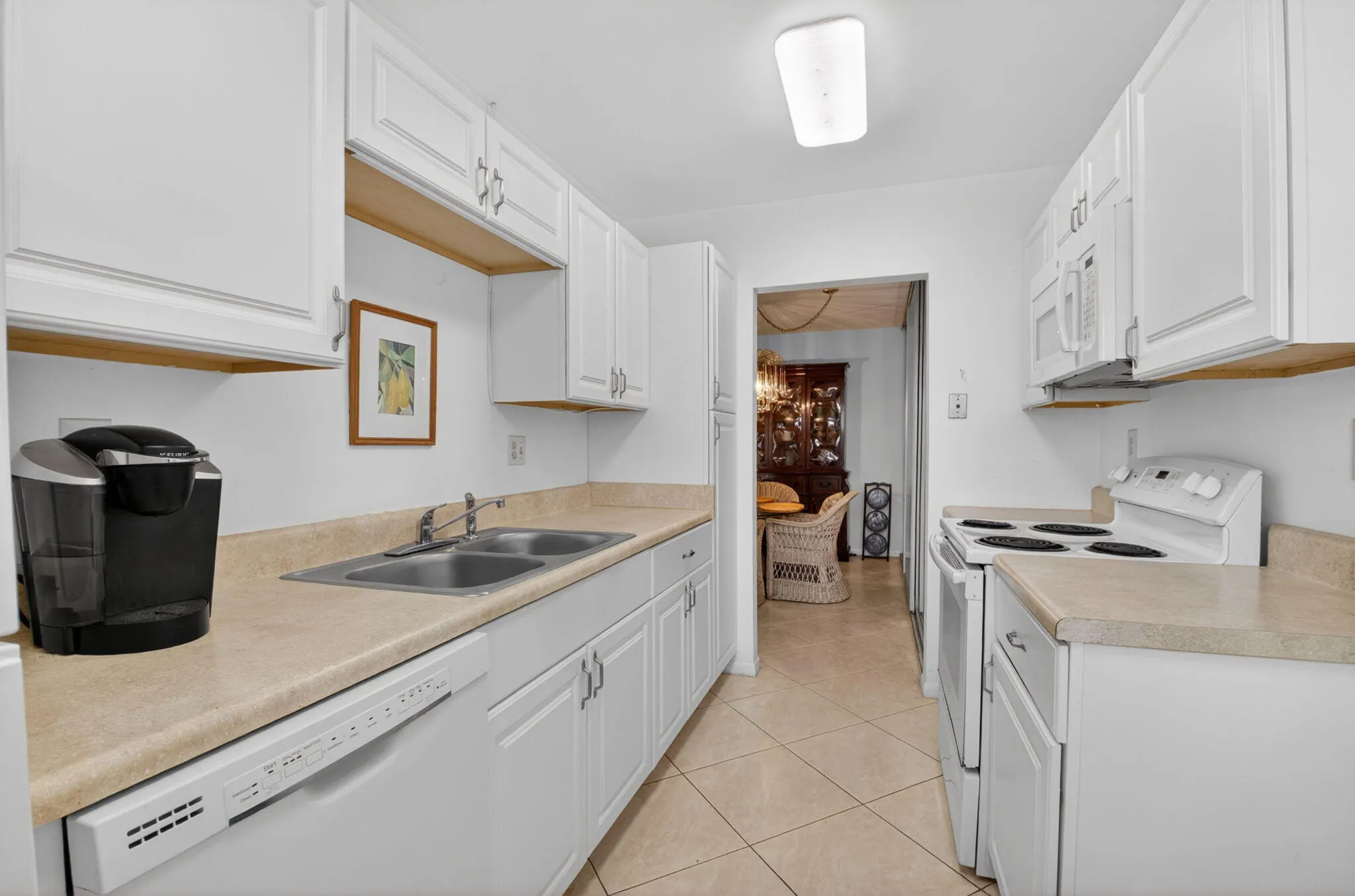 Kitchen doorway to Dining Room