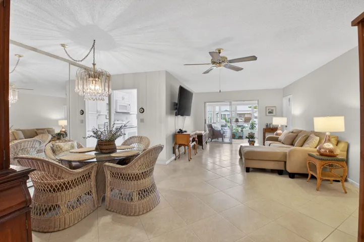 Dining and Living rooms