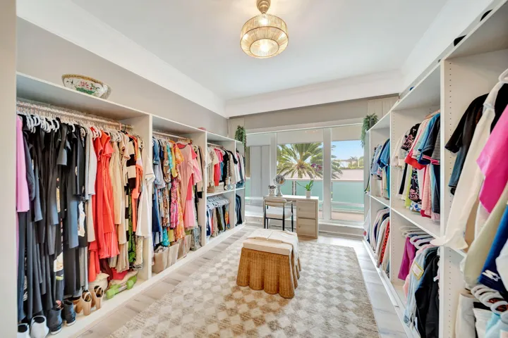 Fourth bedroom currently being used as a closet. Easily change back