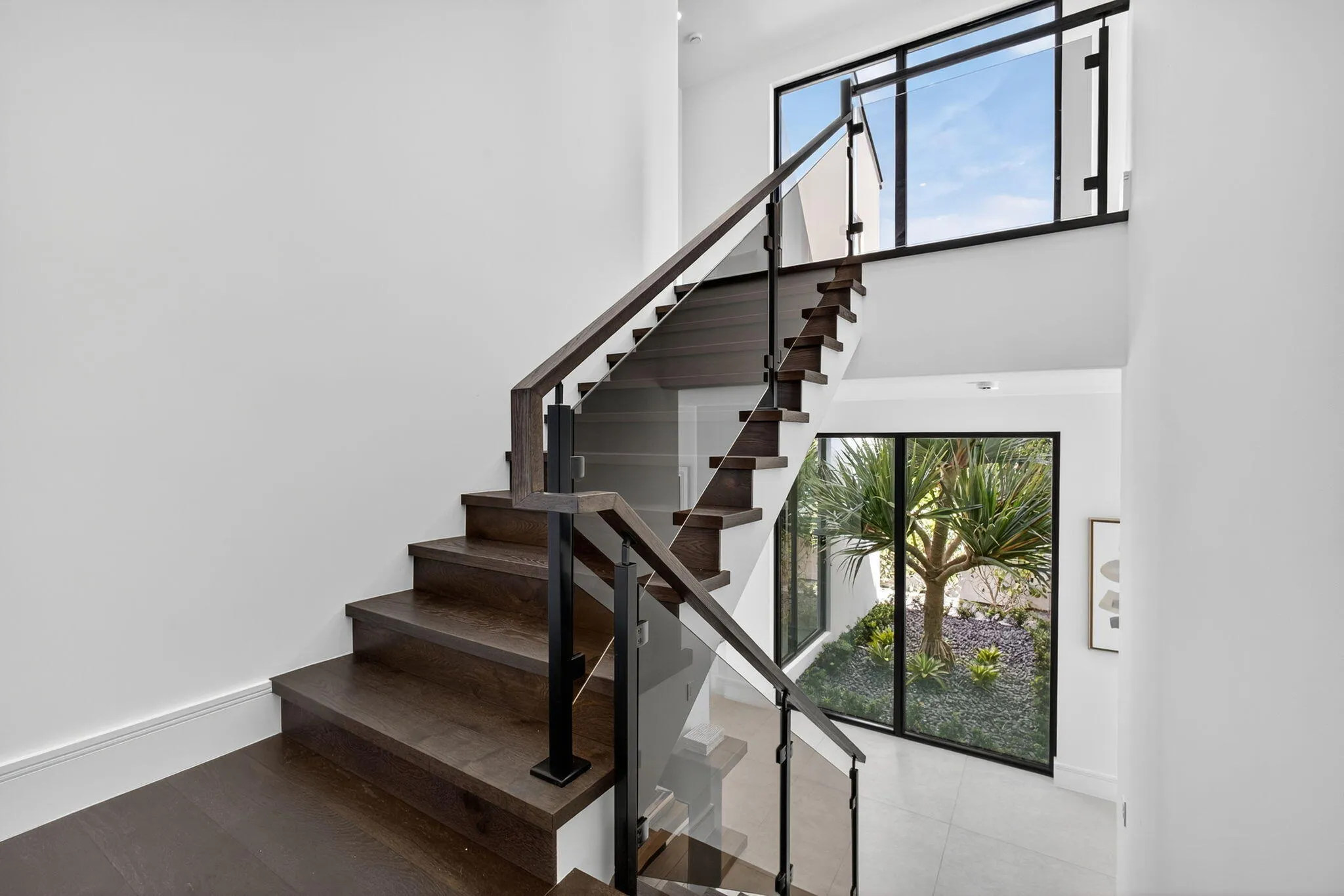 Staircase landing