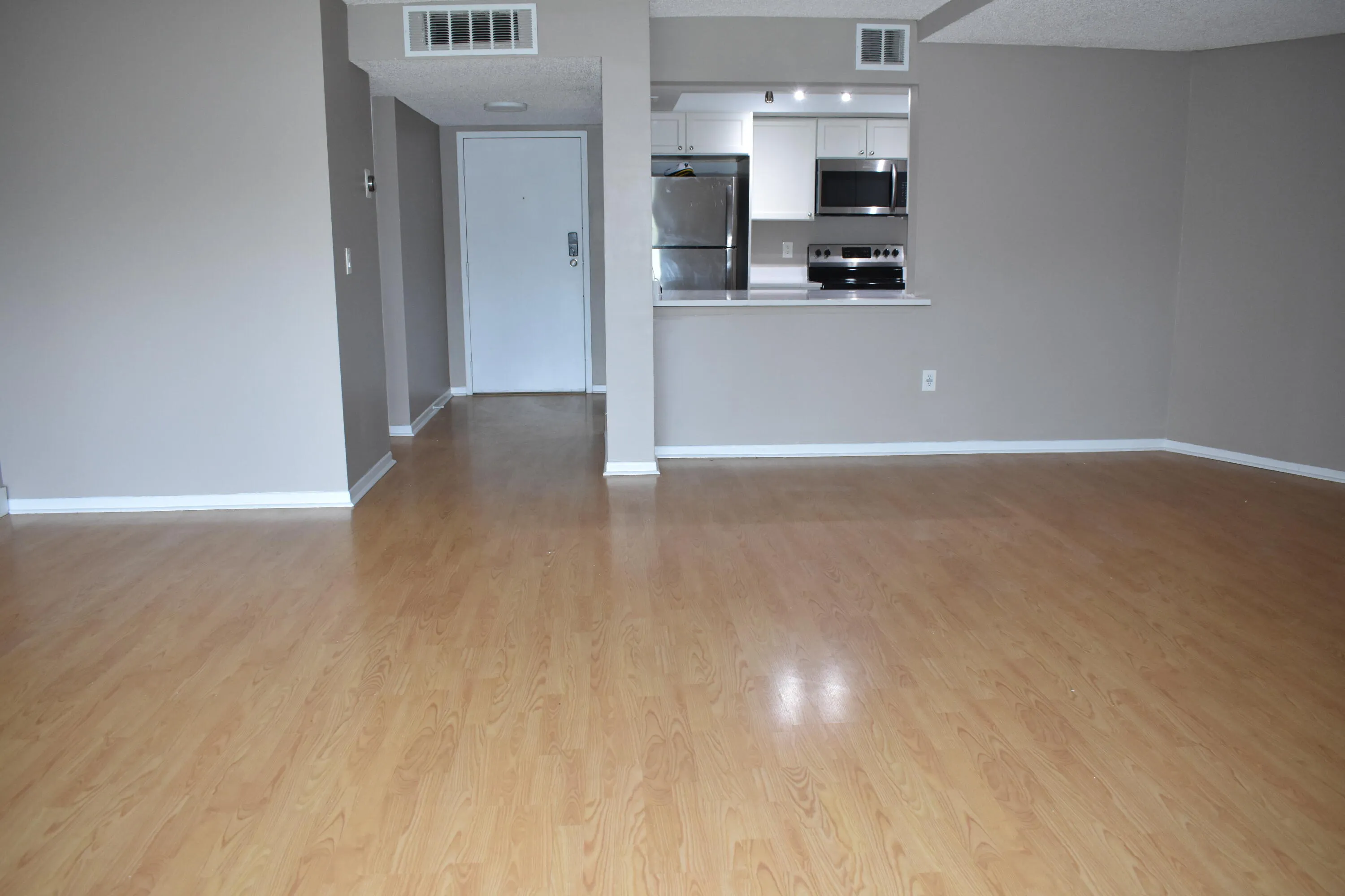 Large living room/dining area. Pass through to kitchen