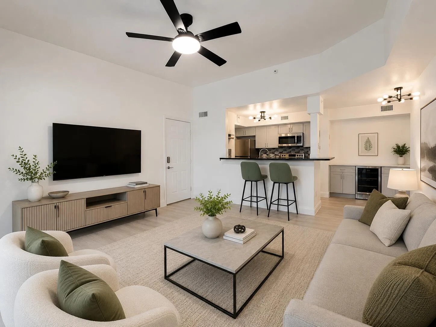 Living room Staged