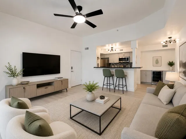 Living room Staged