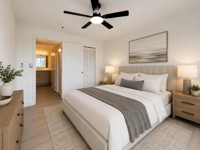 Master Bedroom Staged