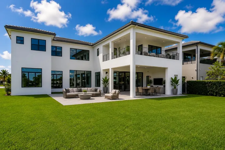 large Backyard to create your own Pivate Oasis
