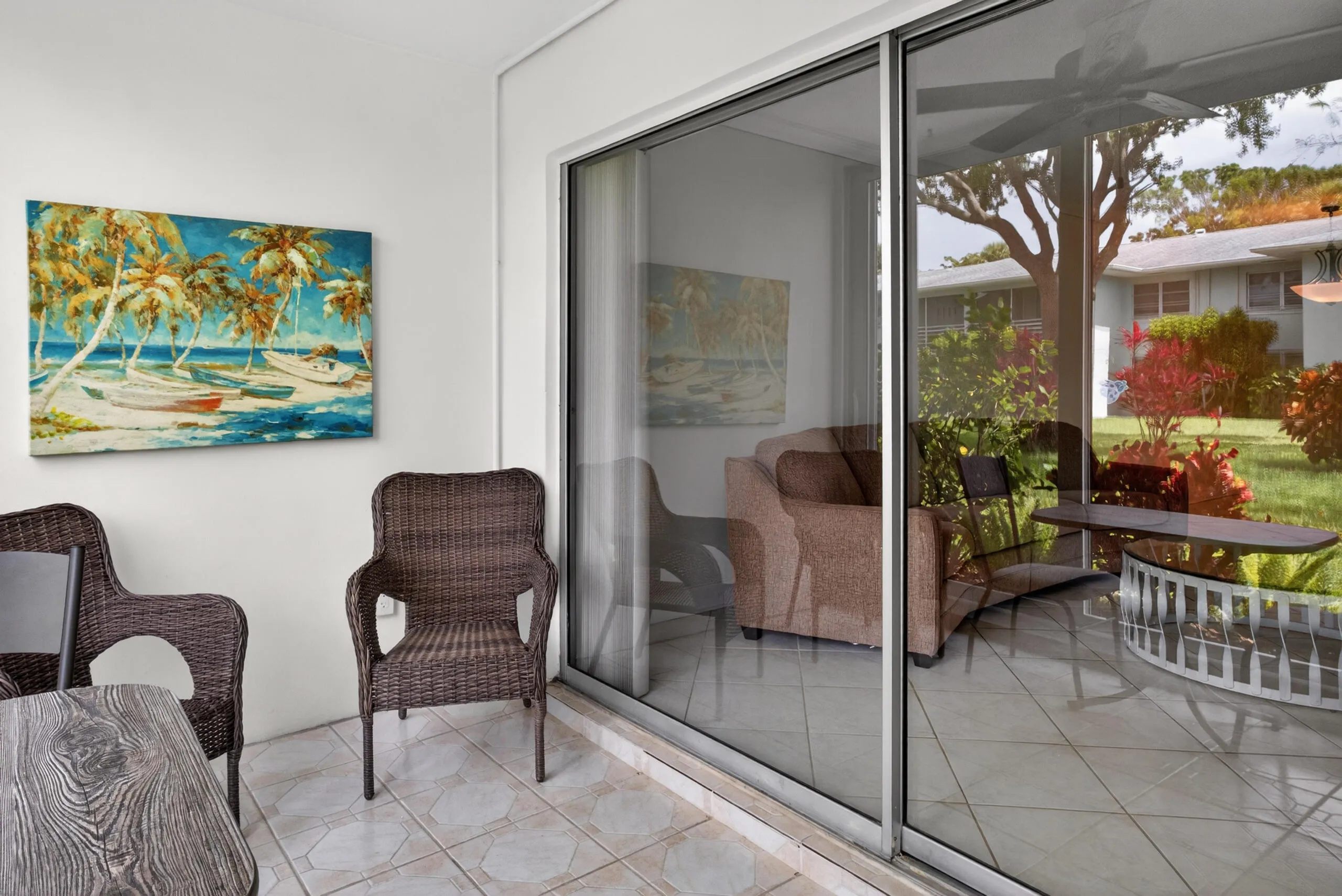 Covered patio