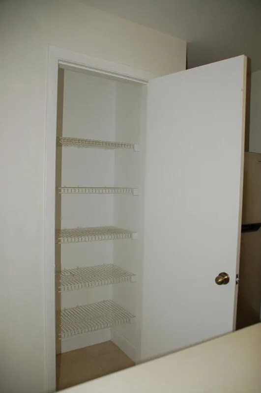 Spacious pantry