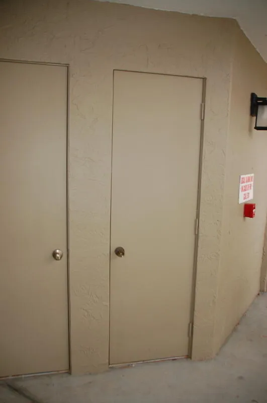 Additional storage next to unit