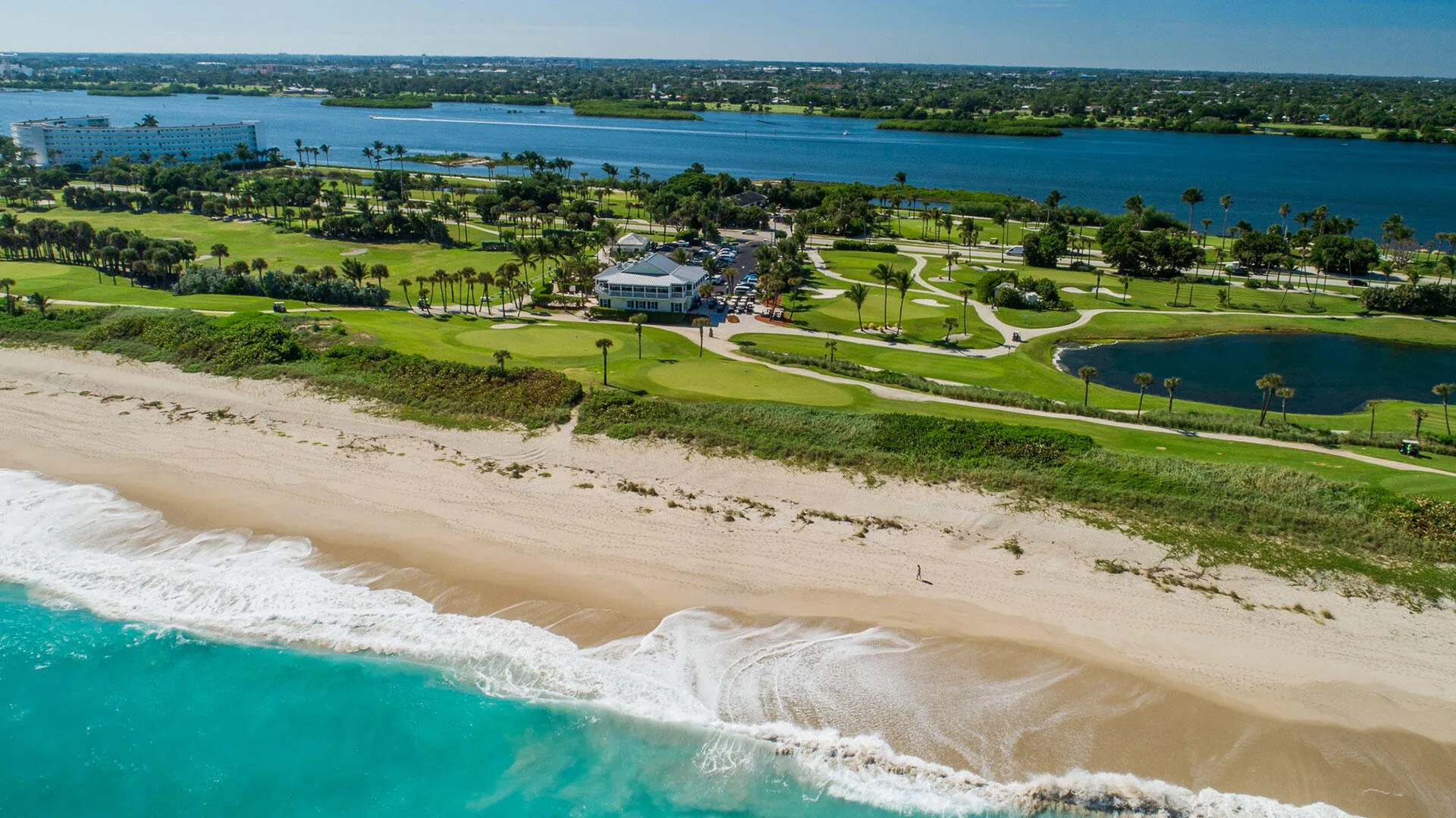 If you're a golfer, the Public Course on Palm Beach is just minutes away and is one of the nicest in the area!