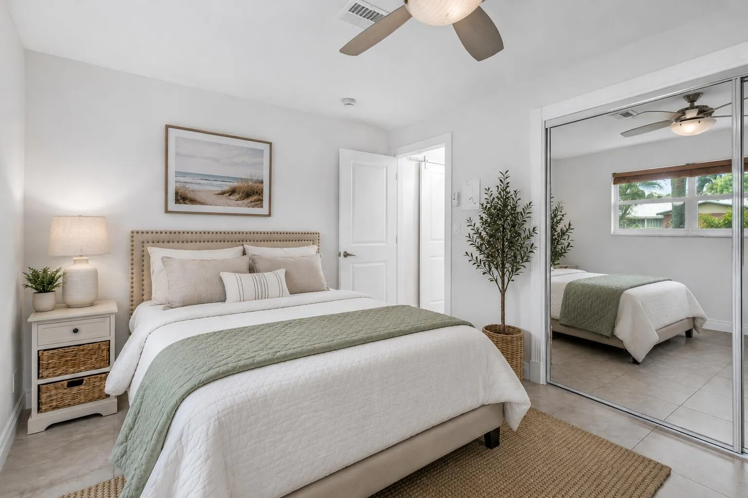 Virtually Staged Third Bedroom