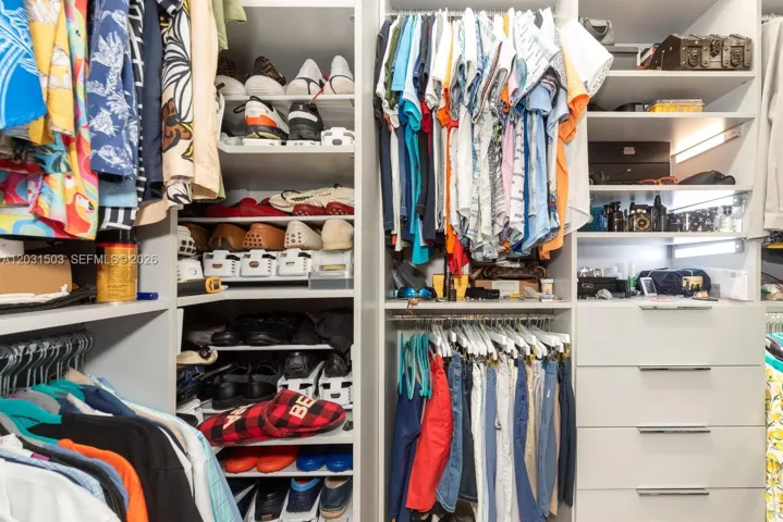 Second bedroom closet.
