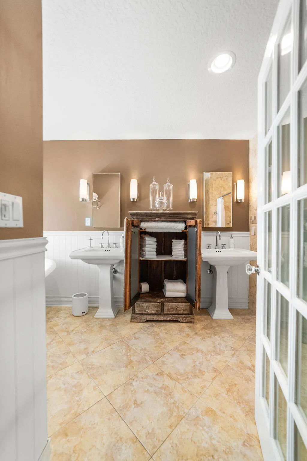Primary bathroom.
