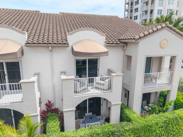 Balcony from Primary bedroom and downstairs patio