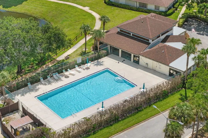 Aerial Clubhouse Pool
