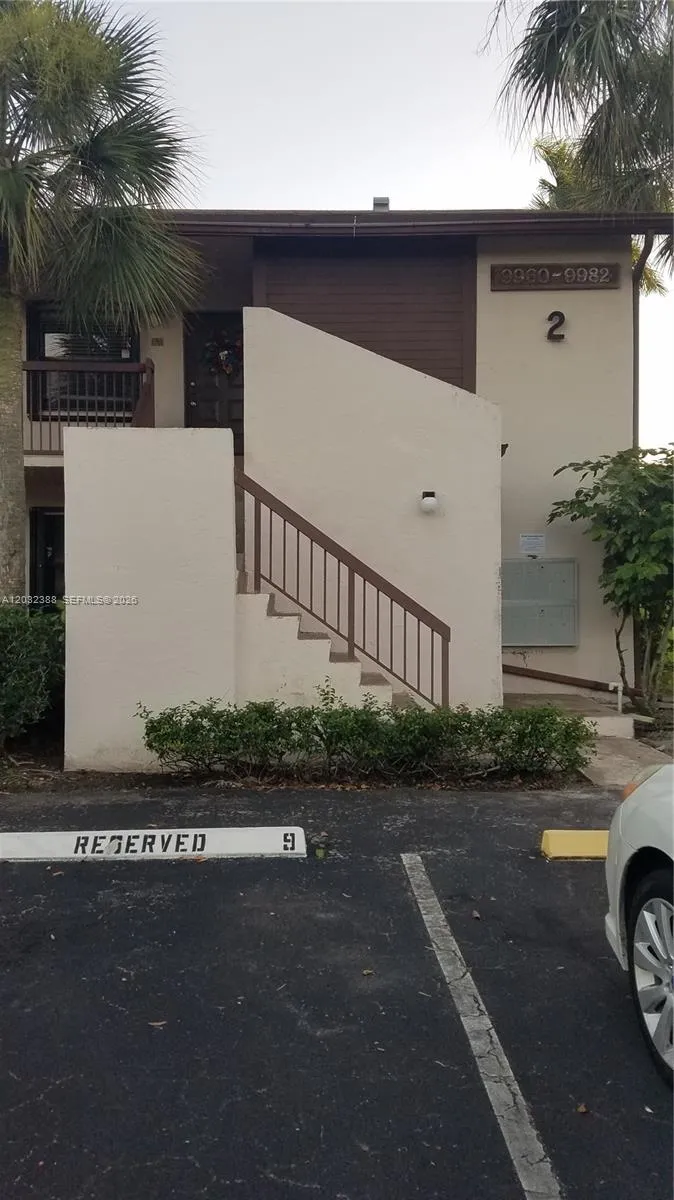 Assigned parking in front of unit