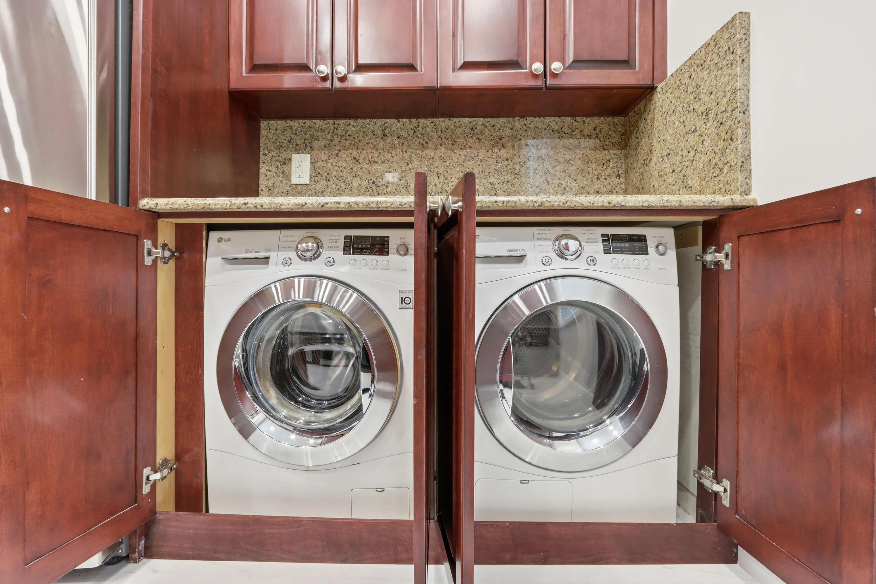 washer and dryer