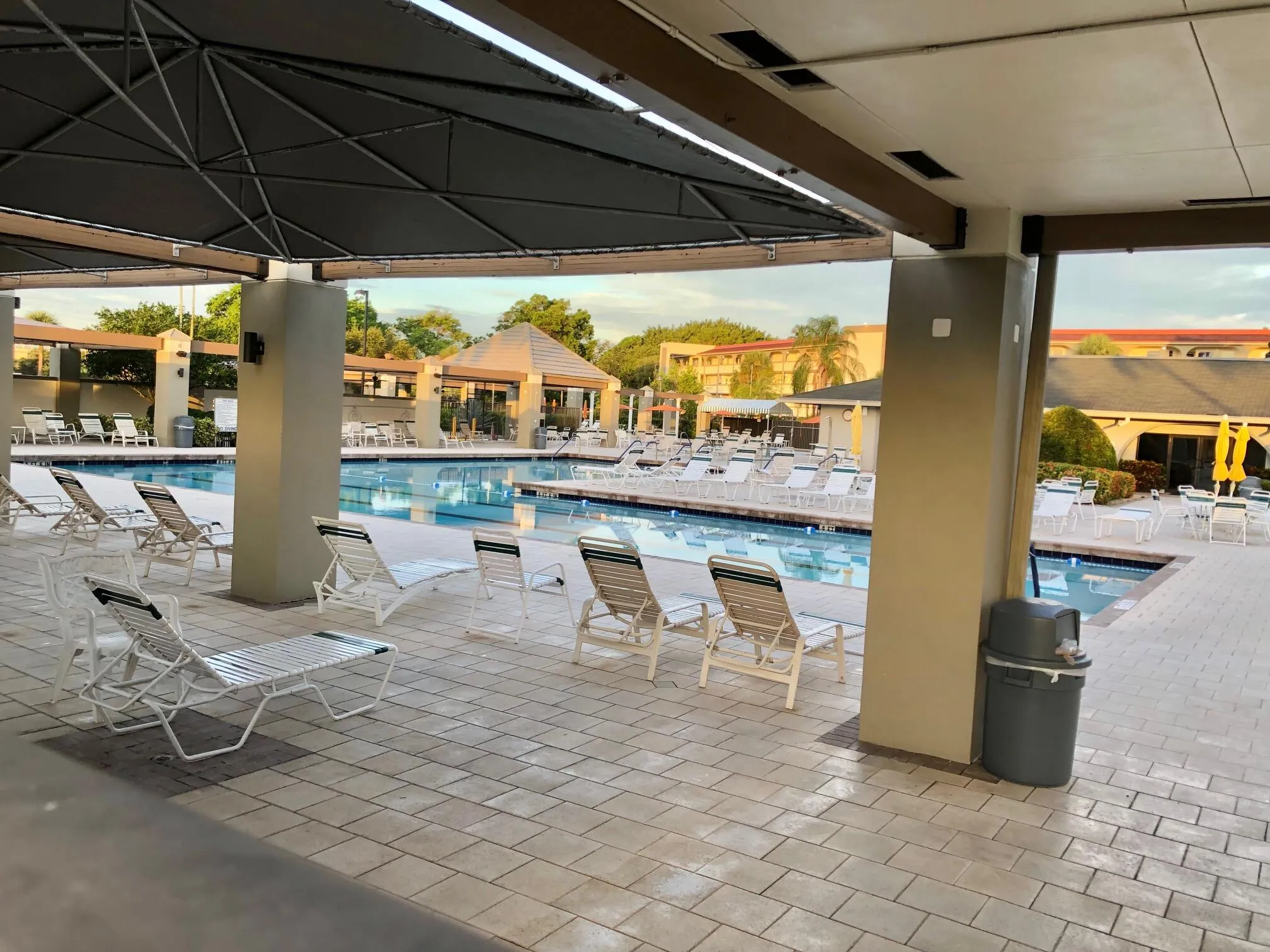 The main pool is open to all Wynmoor residents and there is usually a DJ on Sunday afternoons.