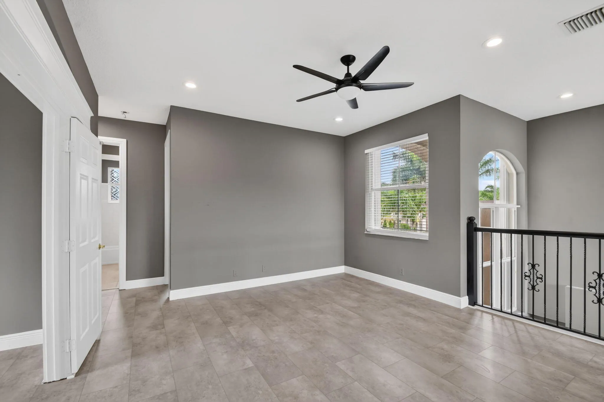 View of loft from top of stairs