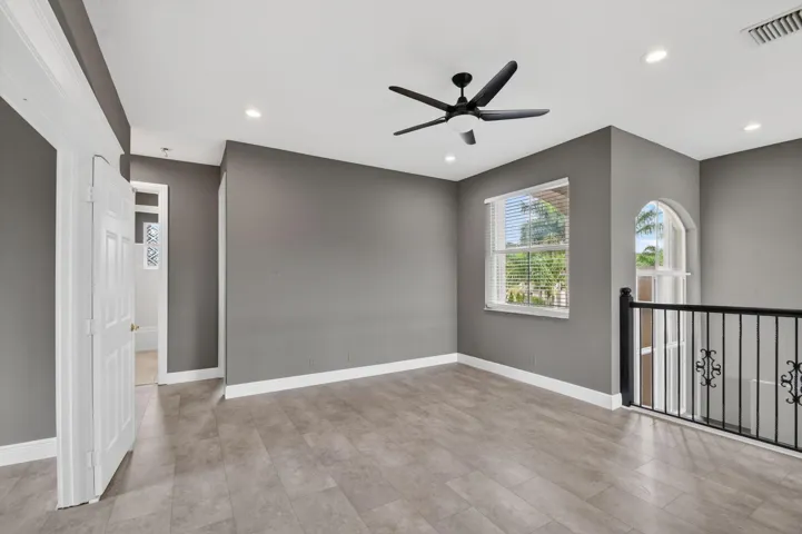 View of loft from top of stairs