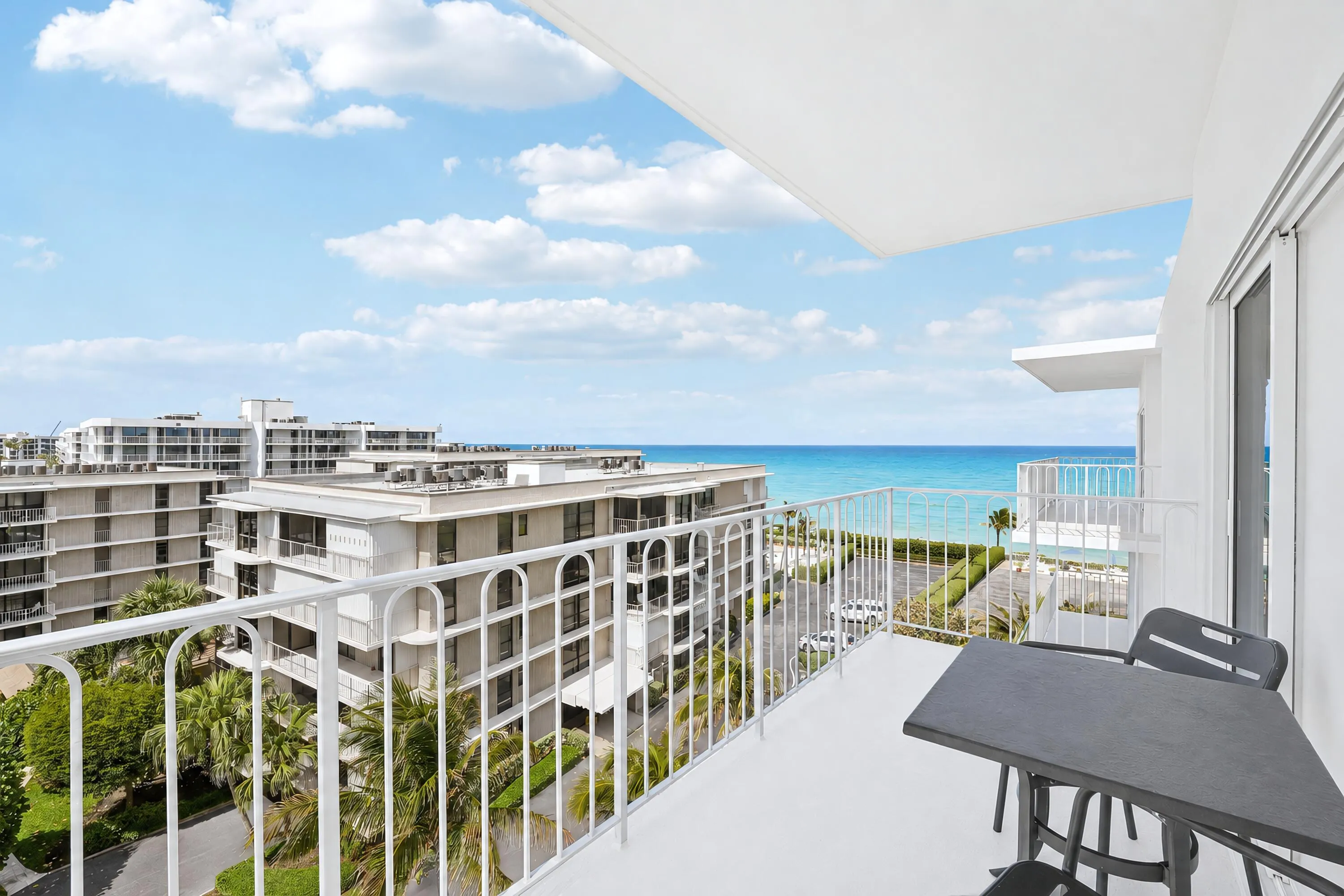 Covered Balcony w/ Sweeping Ocean Views