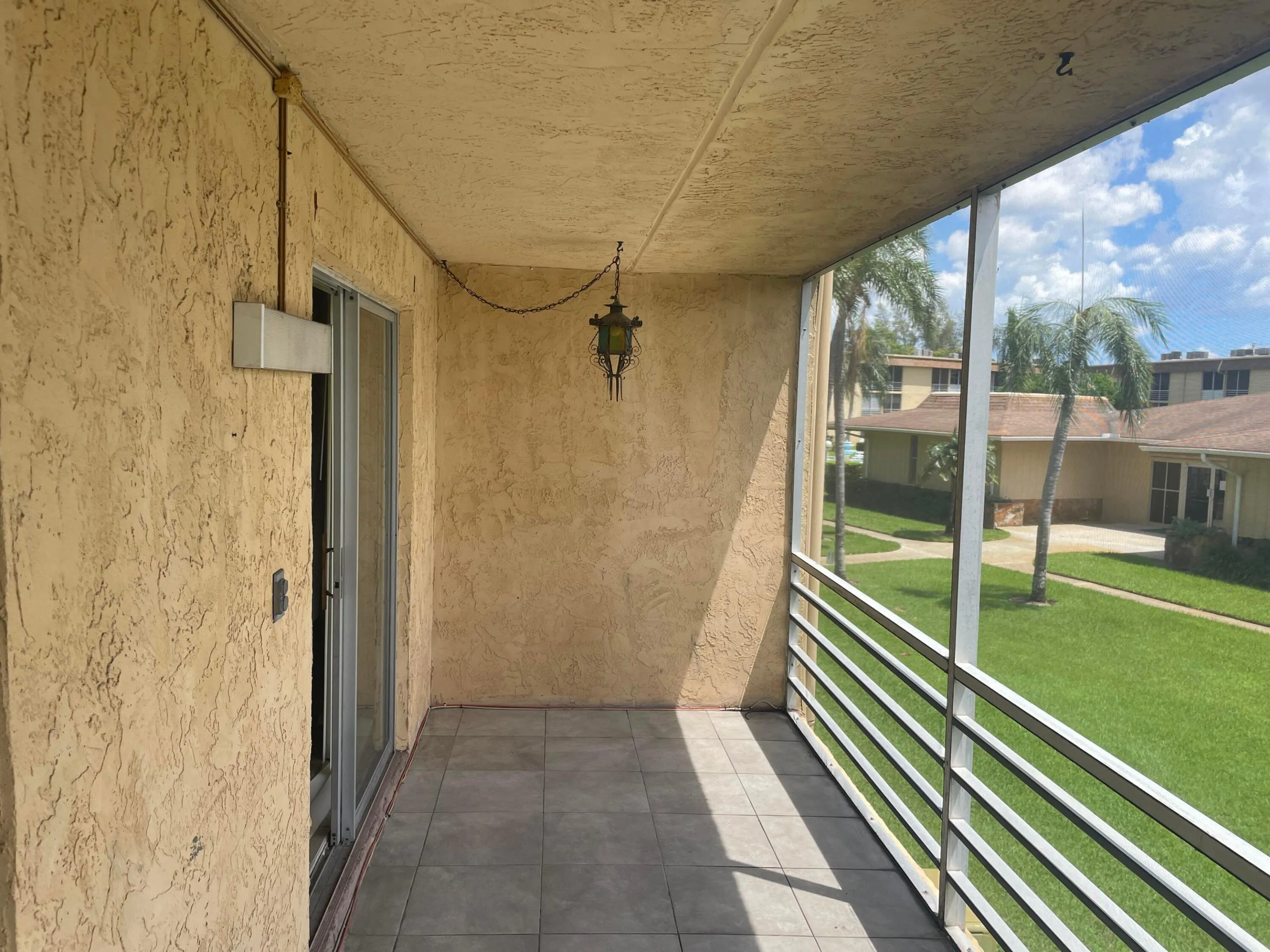 Porch in rear