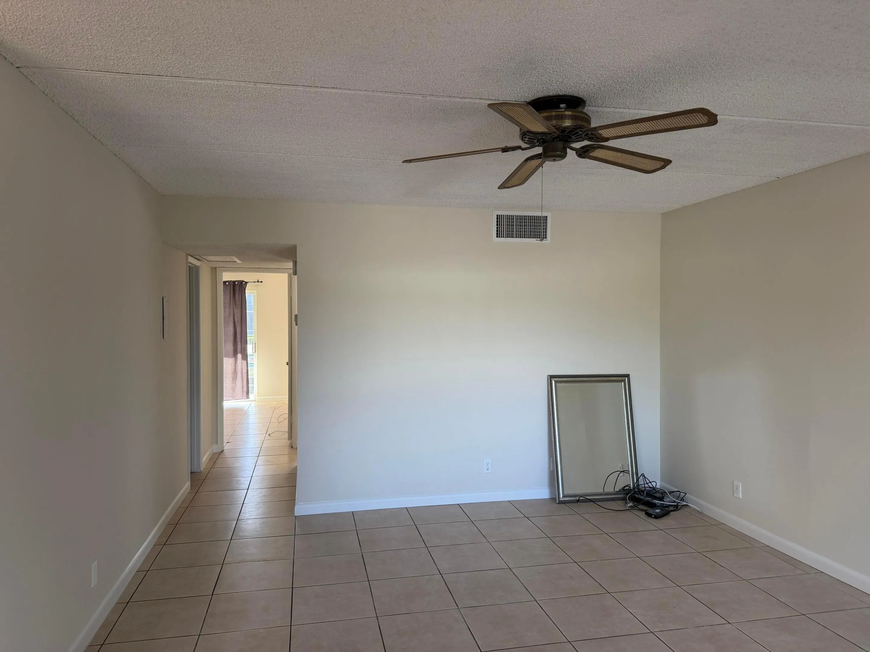 Living room and entire condo freshly painted