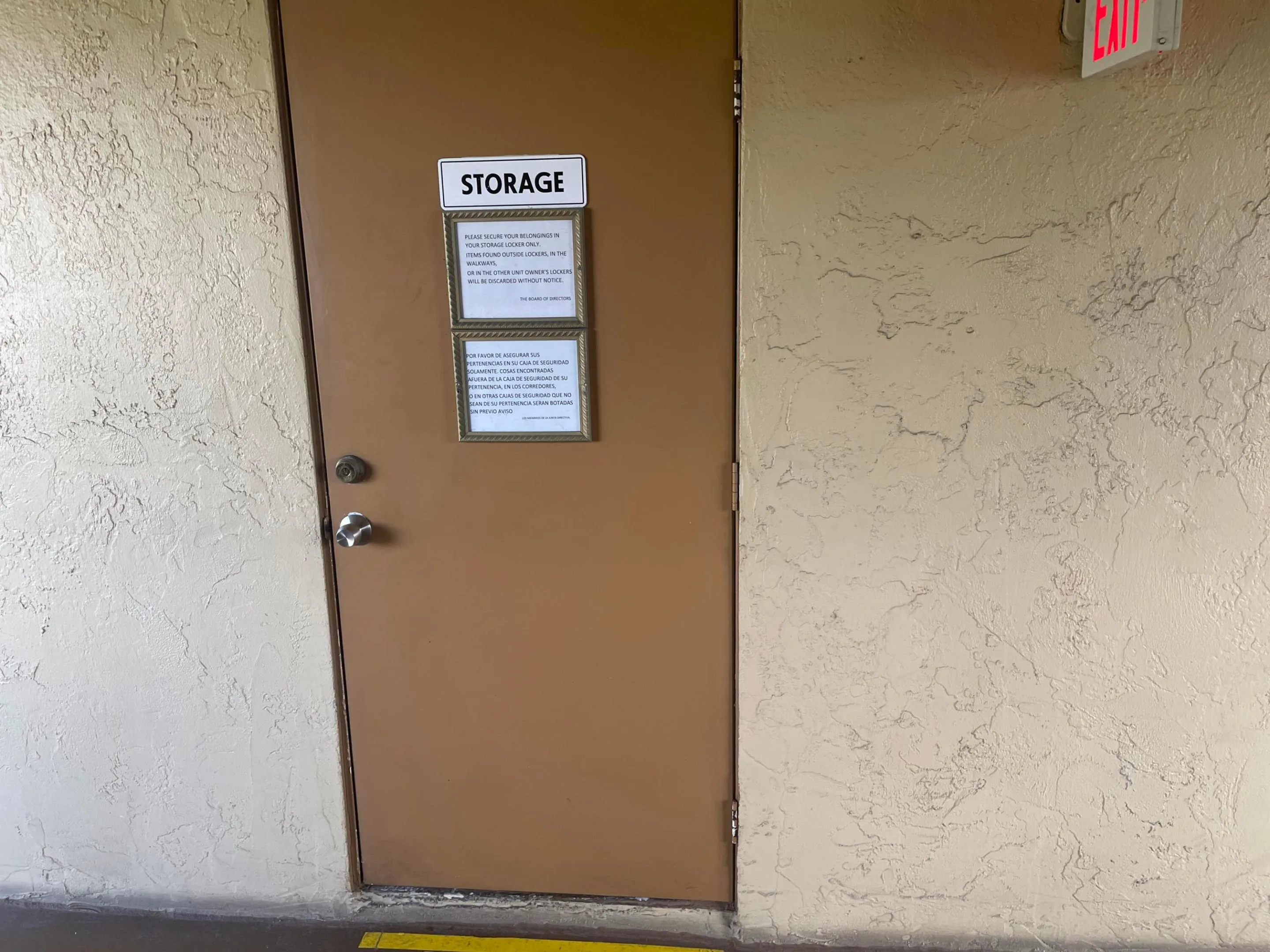 Storage room