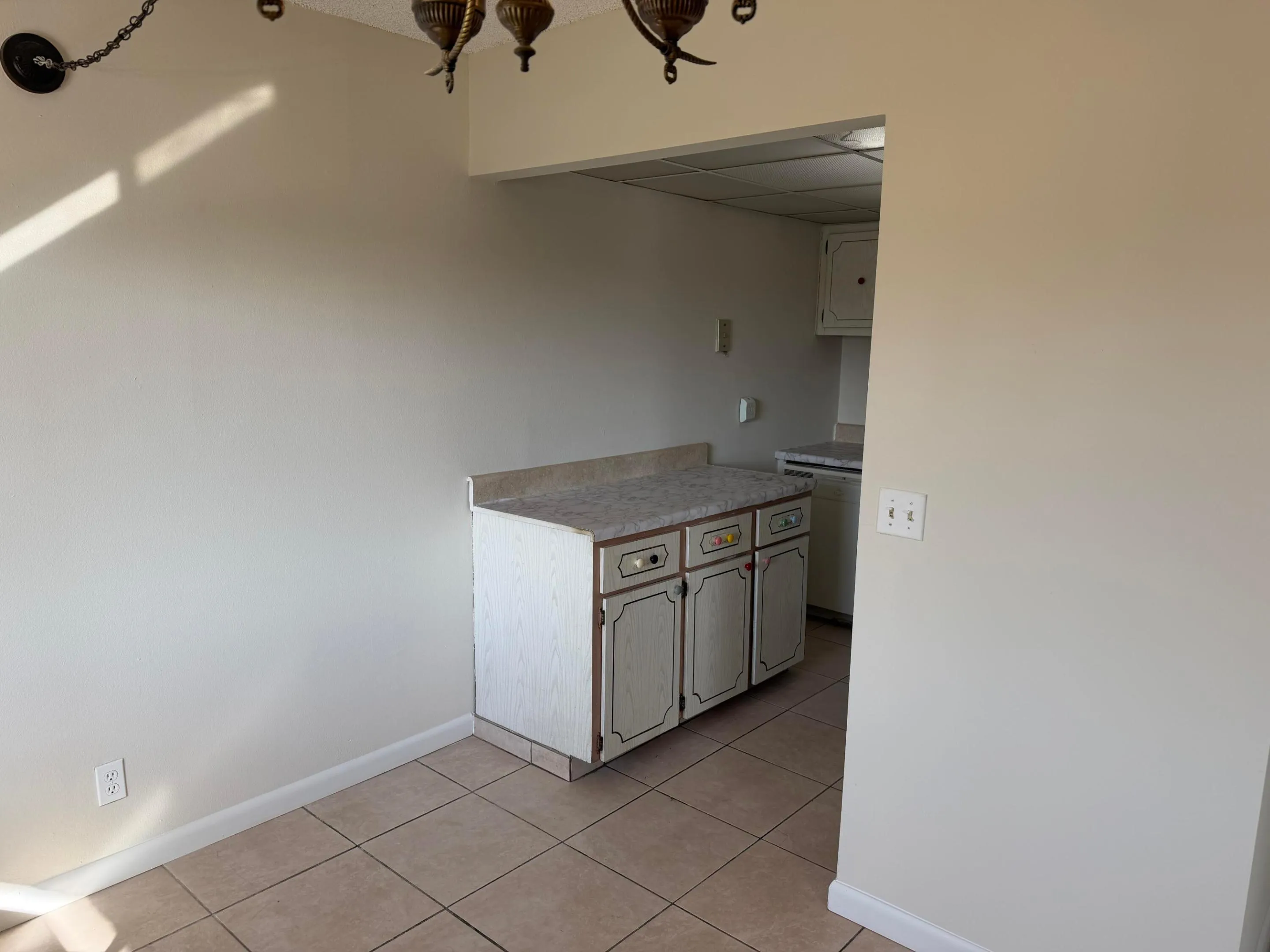 Extra cabinet in kitchen