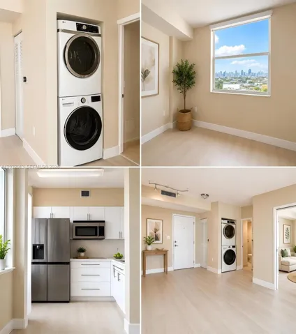 Kitchen, Laundry & Bedroom