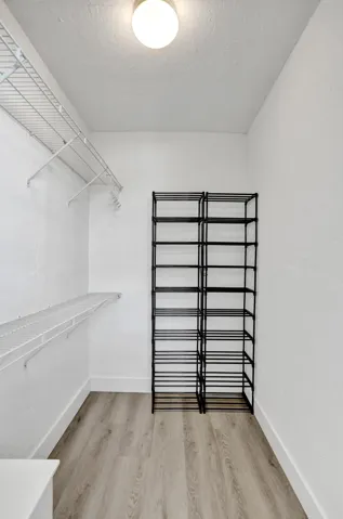 Primary closet