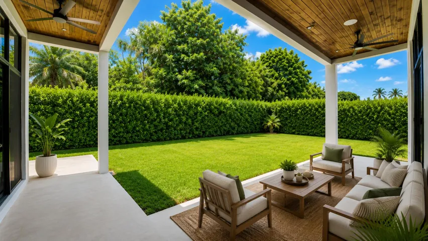 Private outdoor living