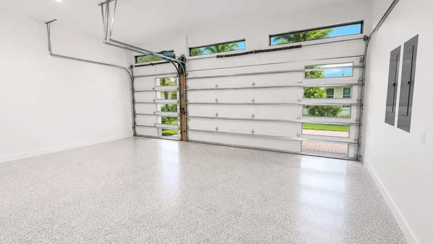 Spacious 3- car garage